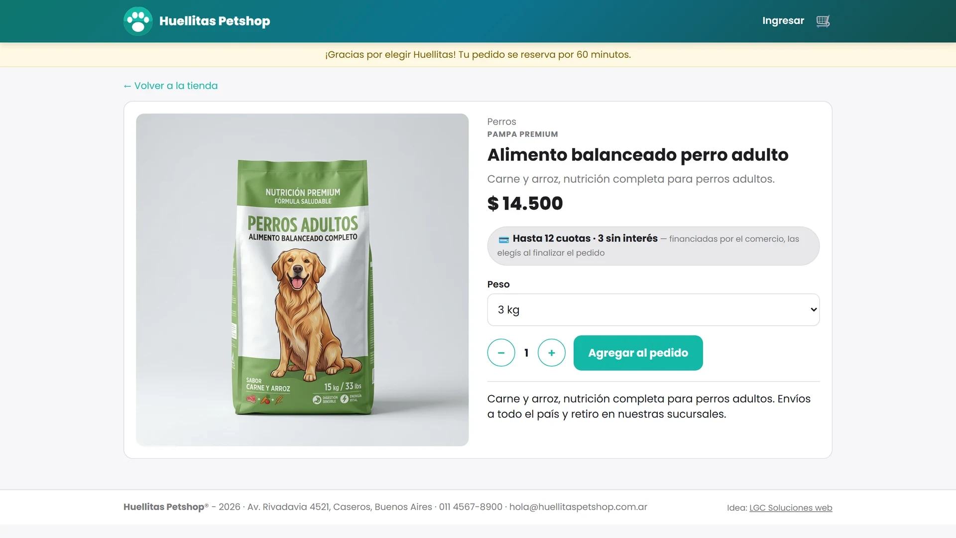 Producto con variantes