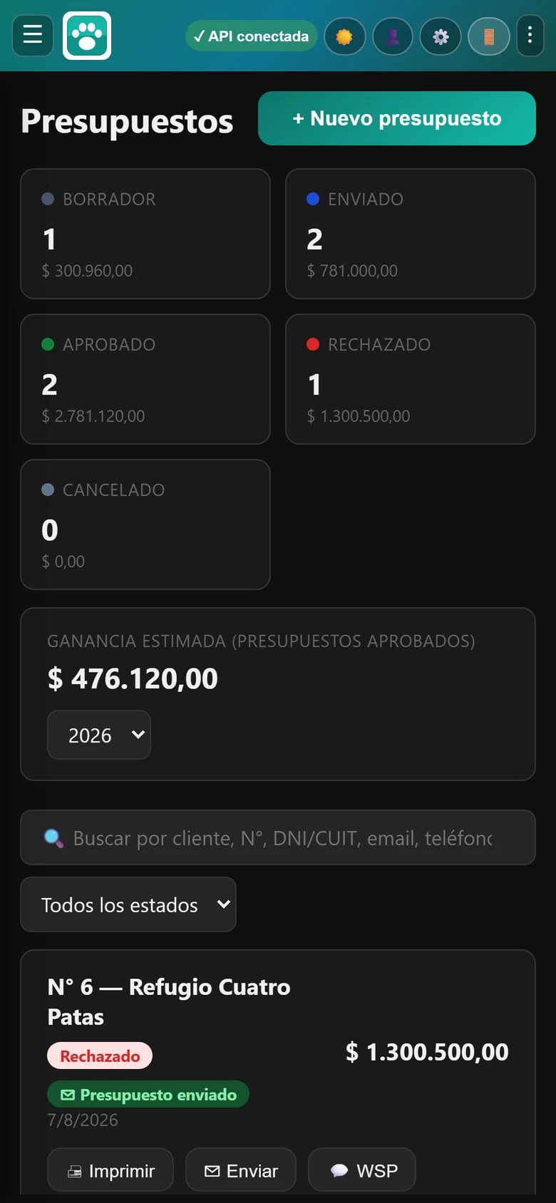 Versión celular